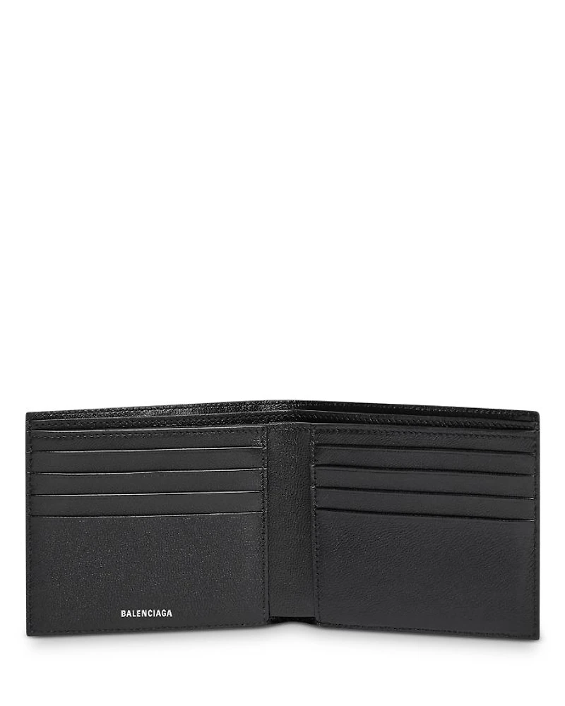 Embossed Monogram Square Folded Wallet Box