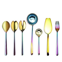 PVD Flatware 7 Piece Serving Set