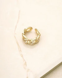Sparkling Link Ring