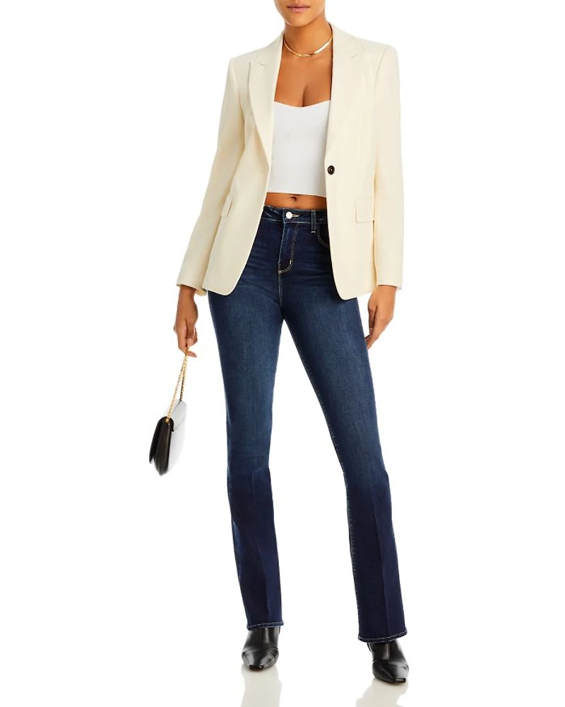 Selma Sleek High Rise Baby Bootcut Jeans Columbia
