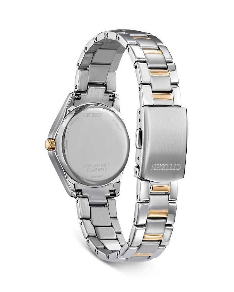 Eco Two Tone Stainless Steel Watch, 30.5mm