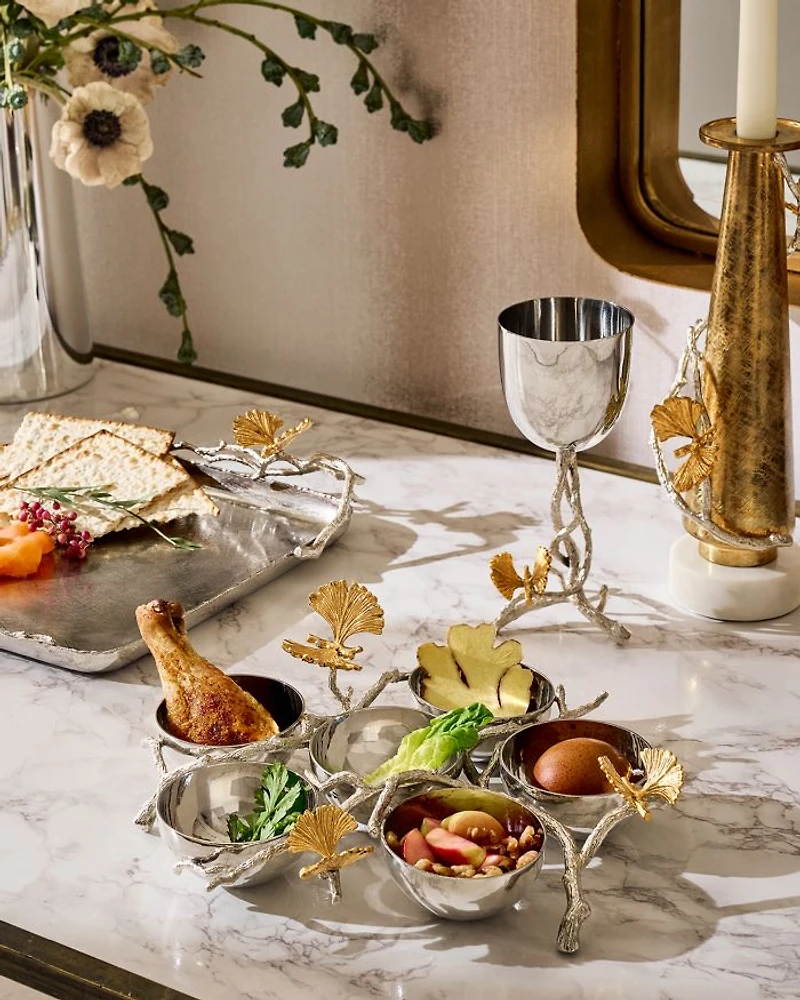 Butterfly Ginkgo Luxe Seder Plate- Exclusive