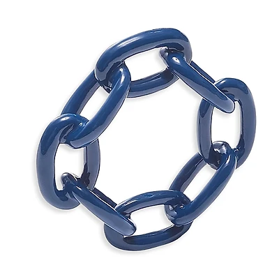 Kim Seybert Enamel Chain Link Napkin Ring