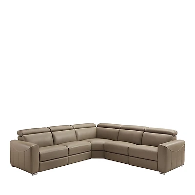 Chateau d'Ax Gemma Reclining Leather Sectional Sofa