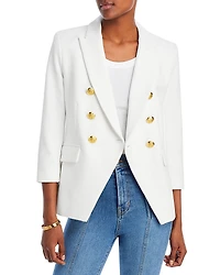 Veronica Beard Empire Dickey Double Breasted Jacket