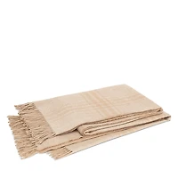 Matouk Diego Plaid Alpaca Wool Throw