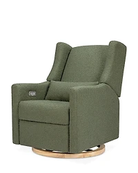 Babyletto Kiwi Boucle Electronic Recliner & Swivel Glider with Usb Port