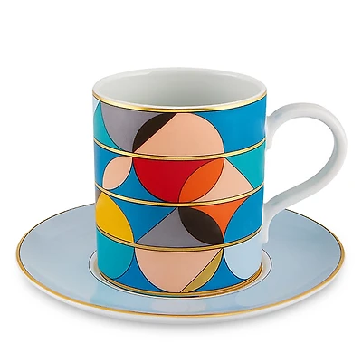 Vista Alegre Futurismo Tea Cup and Saucer