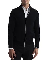 Hampshire Long Sleeve Merino Full Zip Sweater
