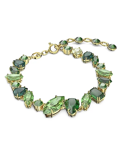 Swarovski Gema Green Crystal Flex Bracelet