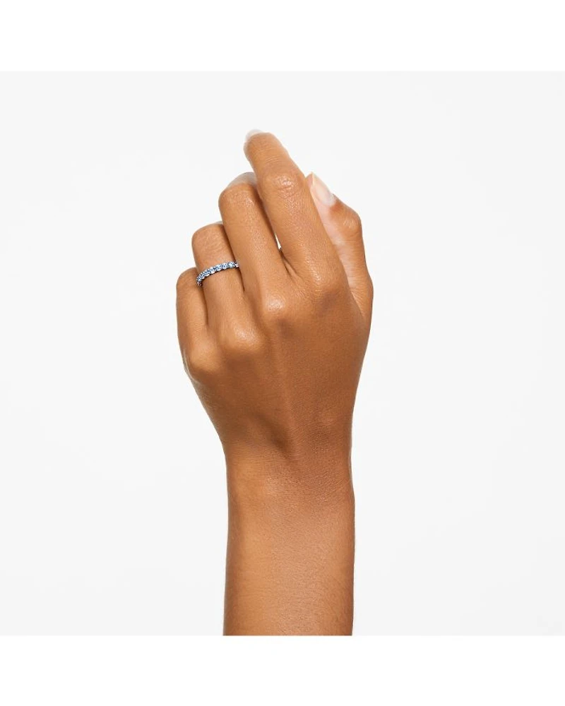 Matrix Baguette Color Crystal Band Ring