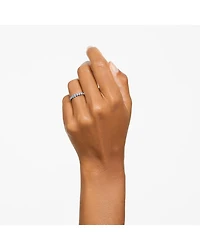 Matrix Baguette Color Crystal Band Ring
