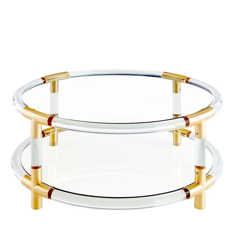 Jacques Round Acrylic Cocktail Table