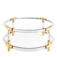 Jonathan Adler Jacques Round Acrylic Cocktail Table