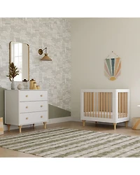 Lolly 4 in 1 Convertible Mini Crib and Twin Bed with Toddler Bed Conversion Kit