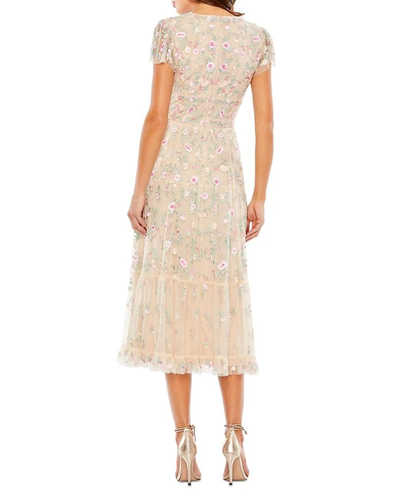 V Neck A Line Dress