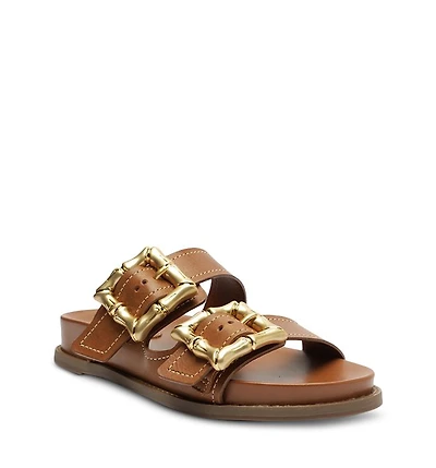 Women's Enola Sporty Slip On Buckled Slide Sandals