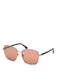 Fern Square Sunglasses, 57mm