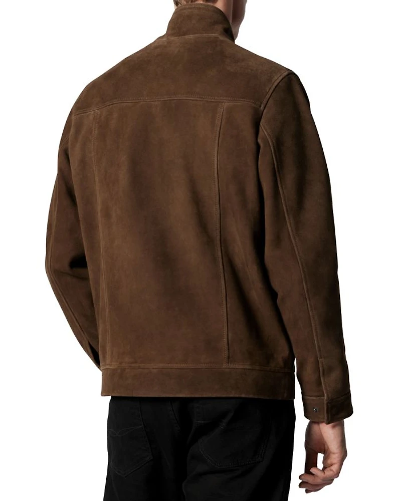 Glen Massey Suede Full Zip Jacket