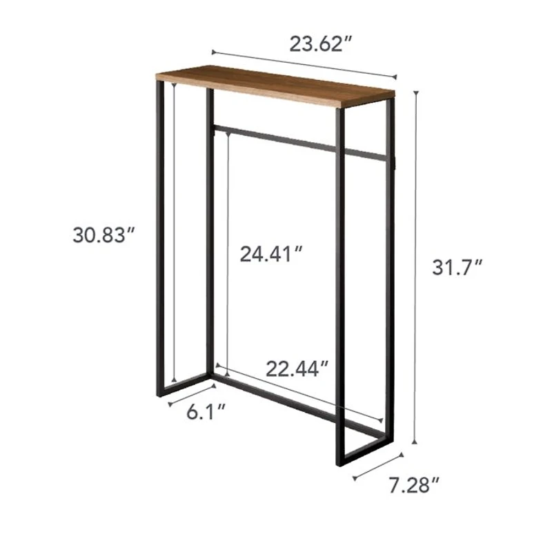 Tower Narrow Entryway Console Table
