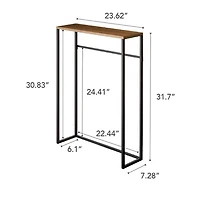 Tower Narrow Entryway Console Table