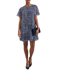 Sadie Printed Flounce Hem Dress