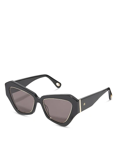 Lele Sadoughi Lara Wide Cat Eye Sunglasses, 50mm