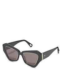 Lele Sadoughi Lara Wide Cat Eye Sunglasses, 50mm