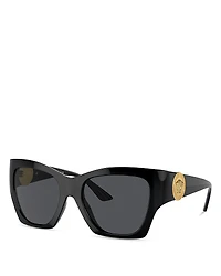 Versace Rectangular Cat Eye Sunglasses, 54mm
