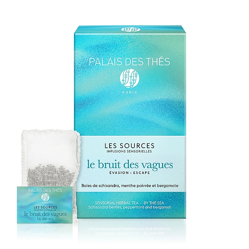 Palais des Thes By the Sea Herbal Tea Bags - Schisandra berries, Peppermint & Bergamot