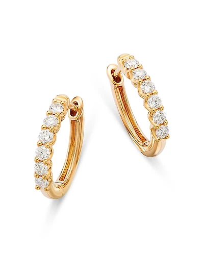 Bloomingdale's Fine Collection Diamond Hoops