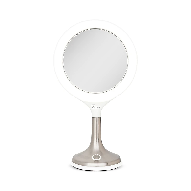 Zadro Mood Therapy Uv Free Led Ring Light & Vanity Mirror, 8X/1X Magnification