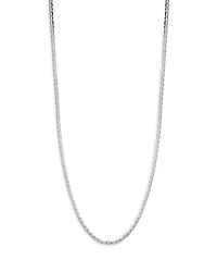 Milanesi And Co Sterling Silver 4mm Mariner Link Chain Necklace