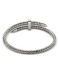 Sterling Silver Diamond Spear Flex Cuff