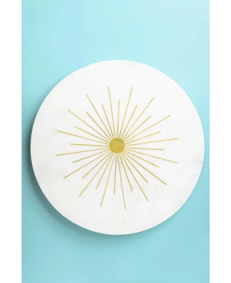 Sunshine Marble Lazy Susan 16"