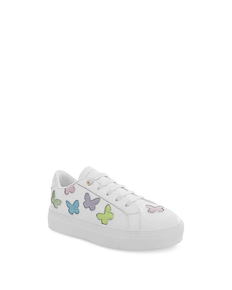 Kurt Geiger London Girls' Mini Laney Butterfly Sneakers - Toddler