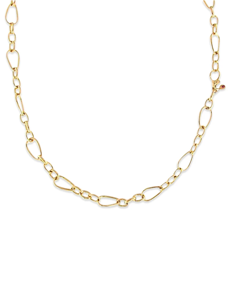Roberto Coin 18K Yellow Gold Alternating Chain Necklace, 27