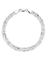 Sterling Silver 7mm Mariner Link Chain Bracelet