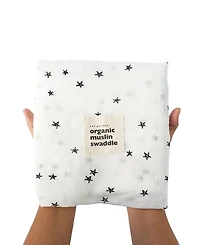 Wee Gallery Organic Cotton Swaddle Blanket - Stars