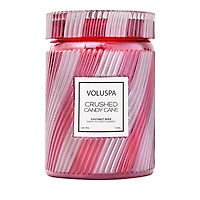 Voluspa Crushed Candy Cane Large Jar Candle, 18 oz.