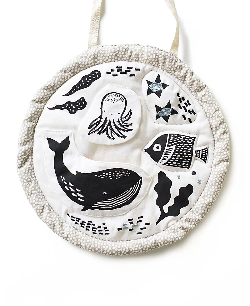 Wee Gallery Activity Pad - Ocean Animals - Ages 3 Months+