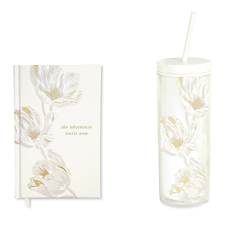 kate spade new york Growing Tulips Wedding Journal and Tumbler