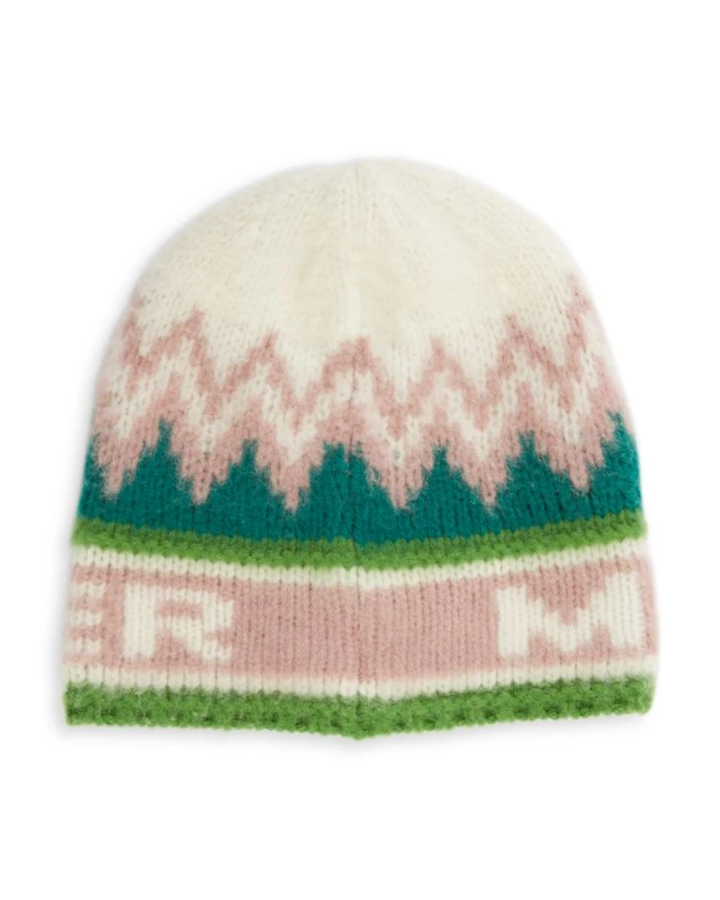 Logo Intarsia Wool Hat