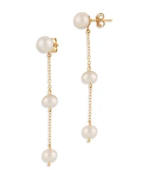 Bloomingdale's Fine Collection Cultured Freshwater Pearl Linear Drop Earrings