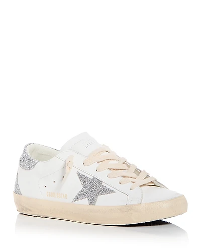 Golden Goose Women's Super-Star Swarovski Crystal Low Top Sneakers