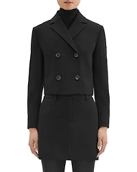 Theory Admiral Double Breasted Crop Jacket
