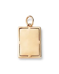 Charm Collection 14K Yellow Gold Diamond Evil Eye Charm
