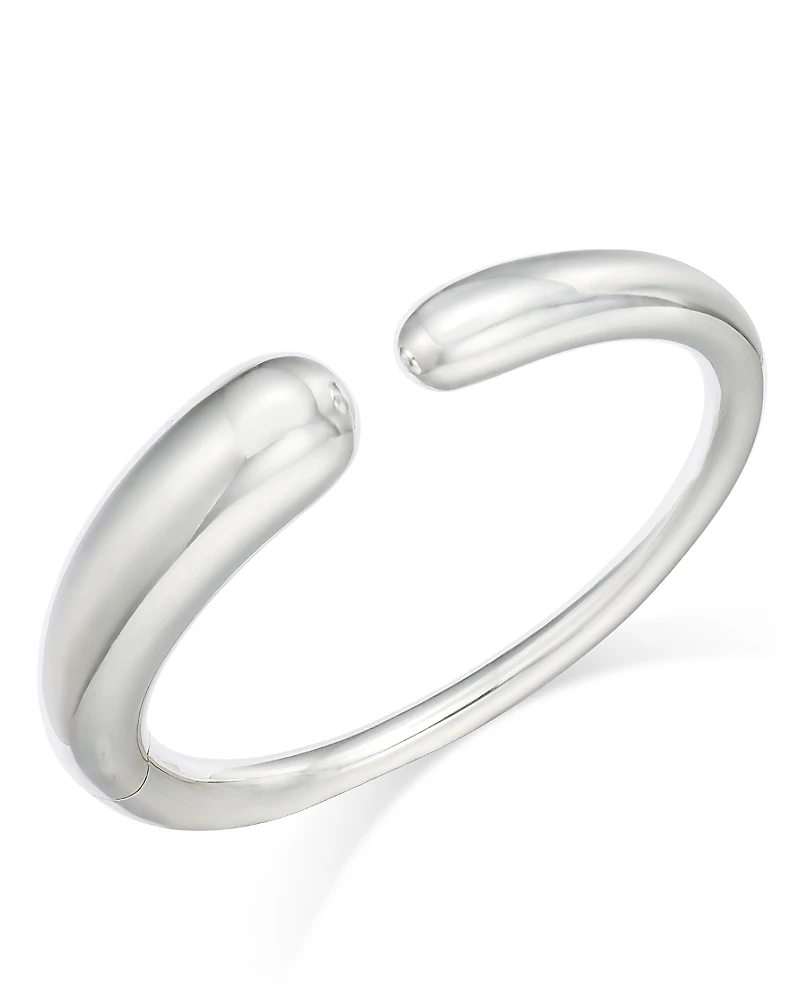 Georg Jensen Sterling Silver Mercy Rounded Edge Cuff Bangle Bracelet