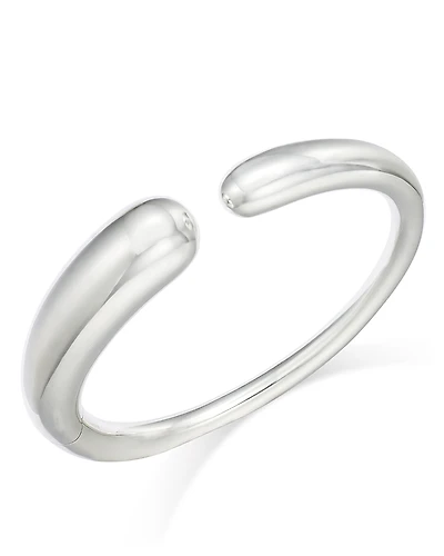 Georg Jensen Sterling Silver Mercy Rounded Edge Cuff Bangle Bracelet