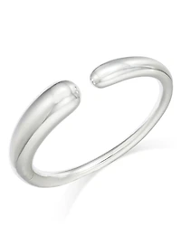 Georg Jensen Sterling Silver Mercy Rounded Edge Cuff Bangle Bracelet